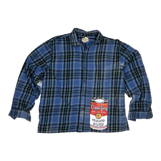 SOUP CAN FLANNEL 1